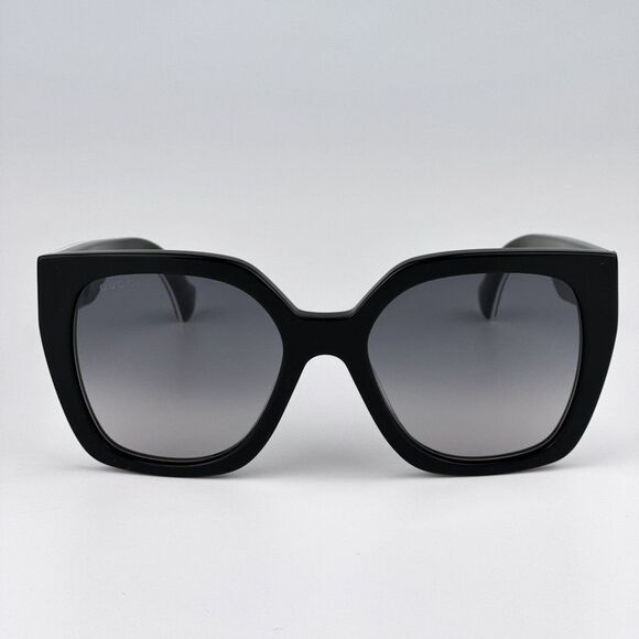 NEW Gucci GG1300S 004 Black Gray Gradient Square Women Sunglasses GG 1300S